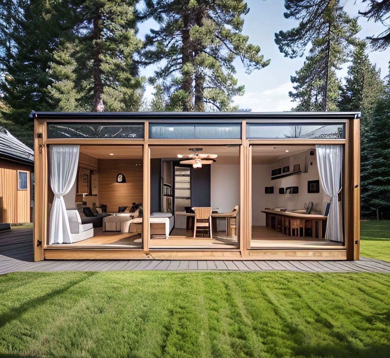 Maison conteneur compacte de 18m2 pour un habitat moderne maison conteneur réunion MultiStore